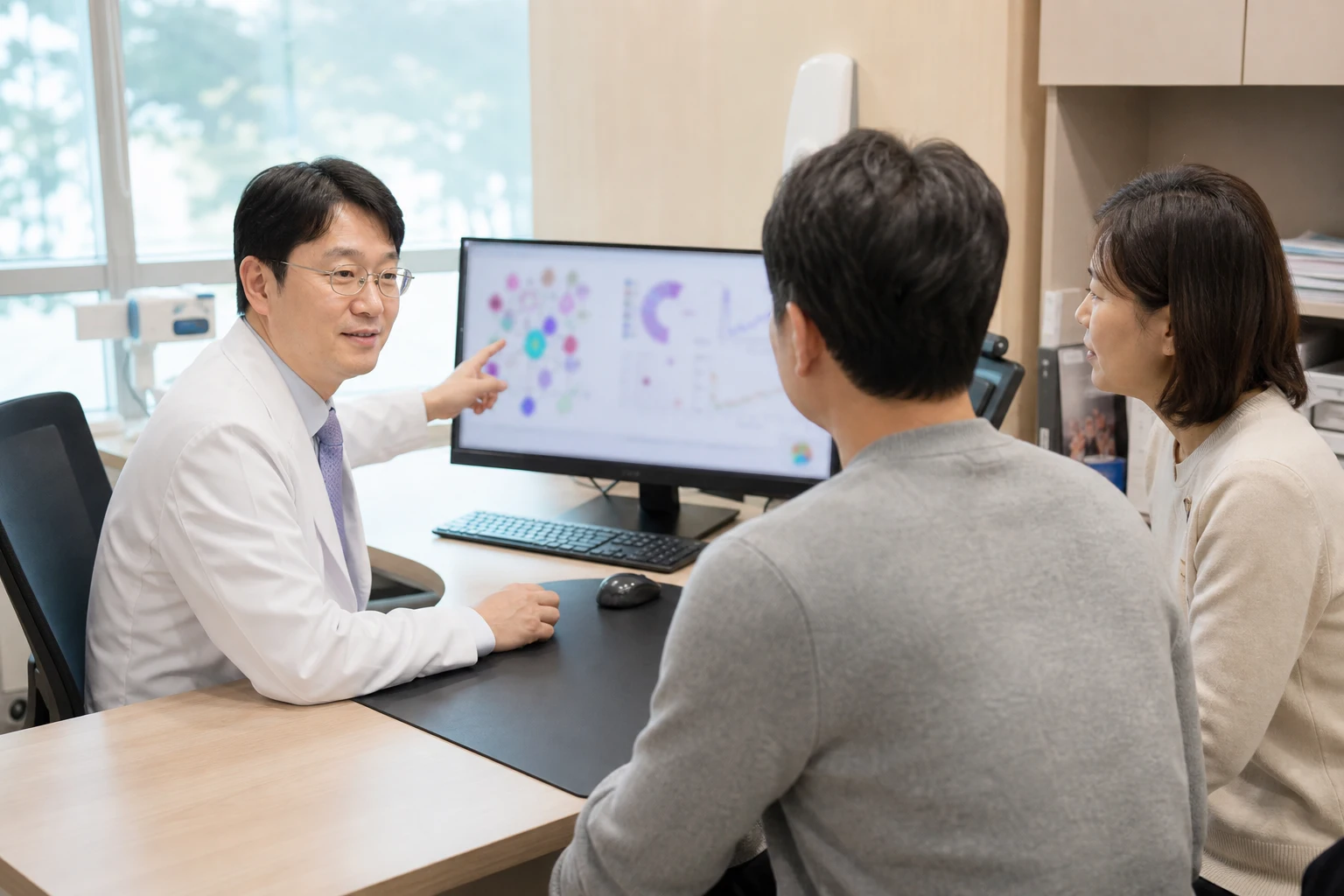 대장암 항암치료 검사 비용 상담 준비를 보여주는 사진