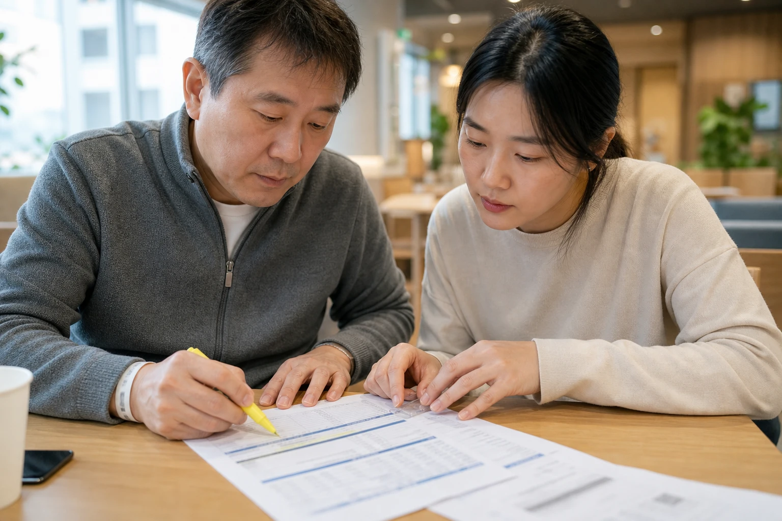 대장암 진료비 세부내역서 보는 법 안내 장면