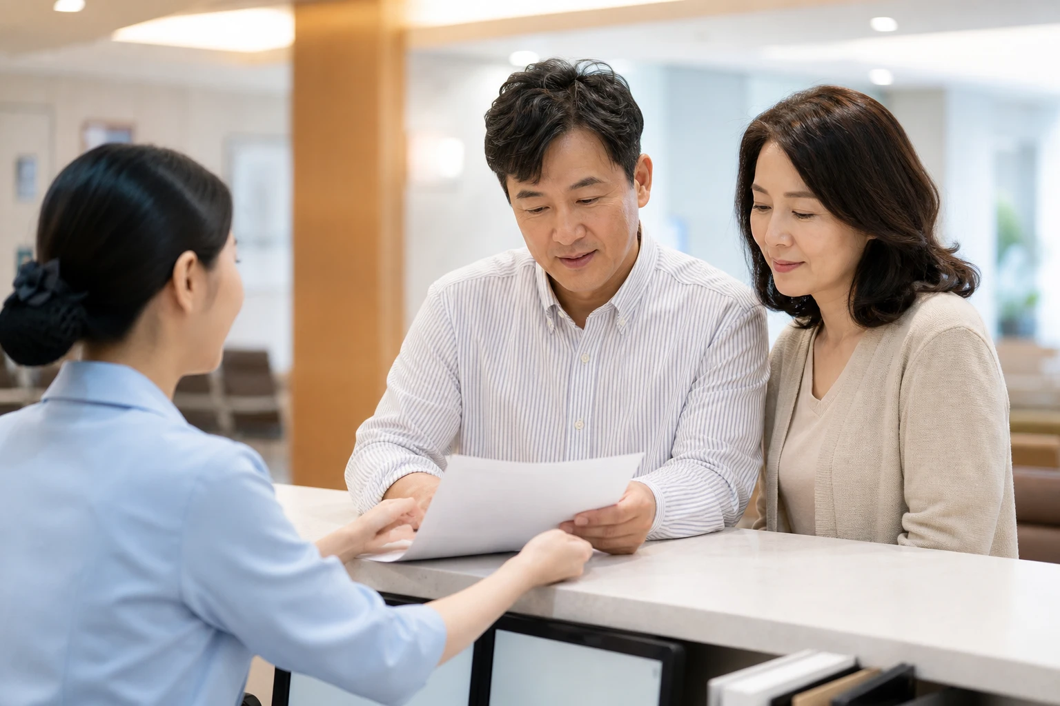 암환자 산정특례 대장암 안내 장면