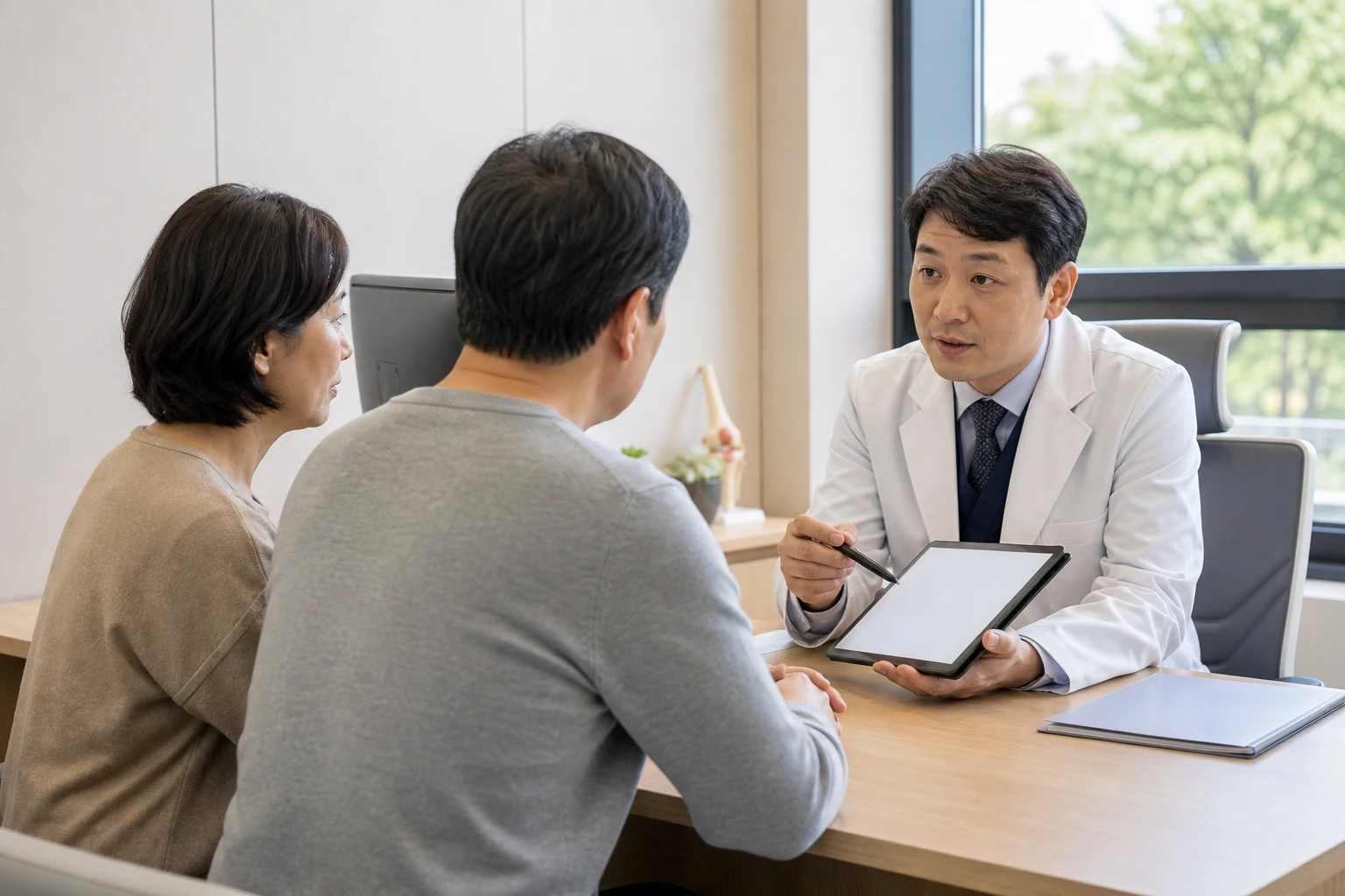 대장암 수술 후 항암치료 비용 상담 준비를 보여주는 사진